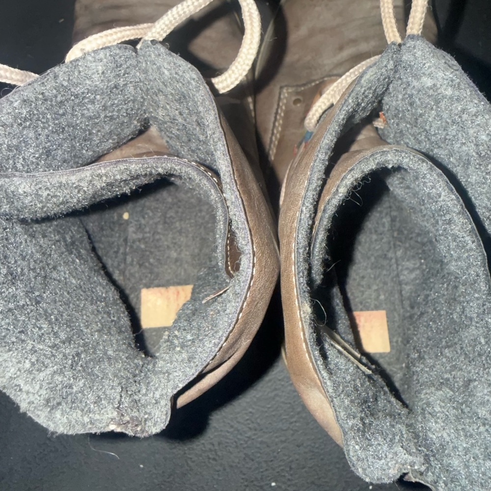 Rieker Gray/brown lace up boots - Picture 3 of 6